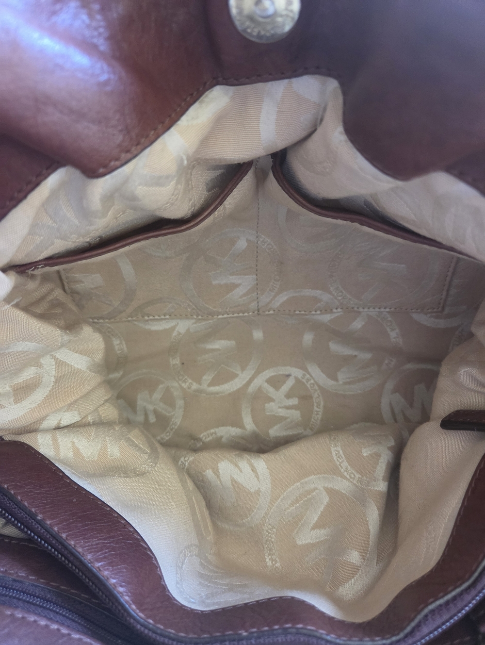 Michael Kors VTG. Drawstring Converse Sh.Bag. 💛🧡 - Picture 4 of 10